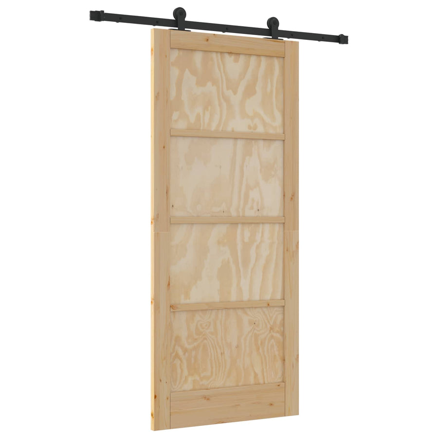 Schuifdeur ORKDAL Naturel 86 x 198,5 cm Massief grenenhout