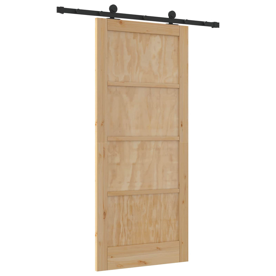 Schuifdeur ORKDAL Naturel 86 x 198,5 cm Massief grenenhout