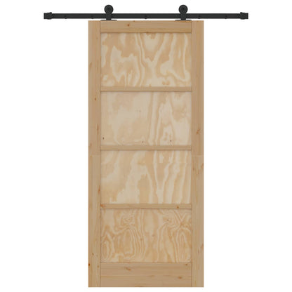 Schuifdeur ORKDAL Naturel 86 x 198,5 cm Massief grenenhout
