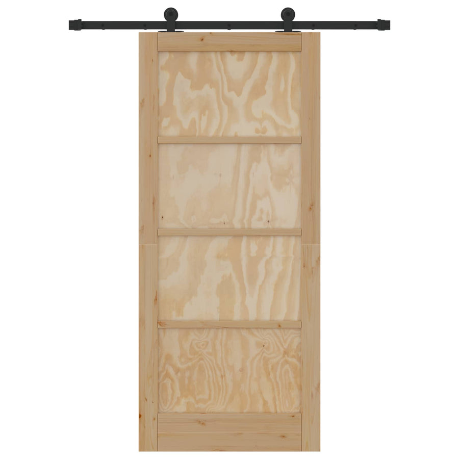 Schuifdeur ORKDAL Naturel 86 x 198,5 cm Massief grenenhout