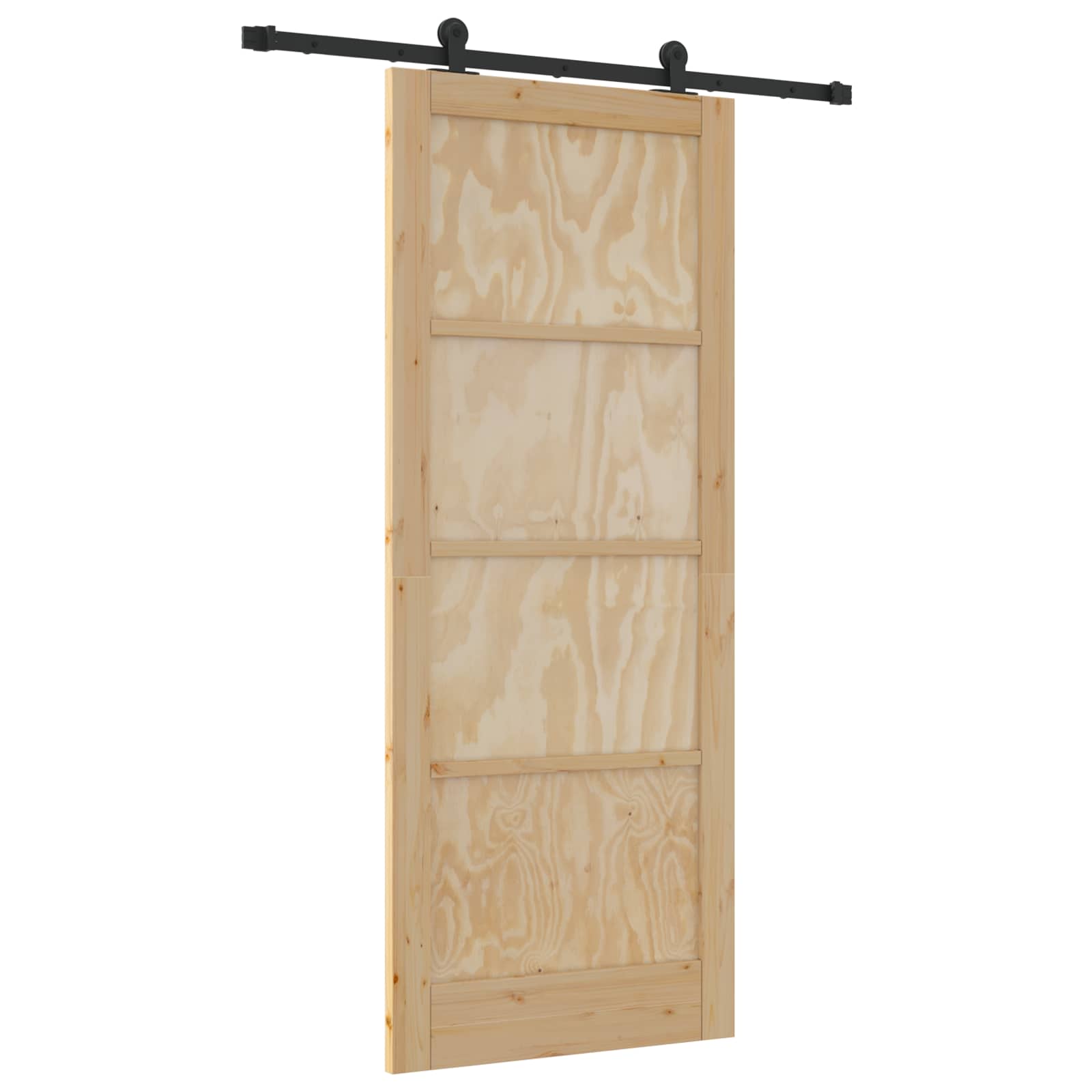 Schuifdeur ORKDAL Naturel 86 x 211 cm Massief grenenhout