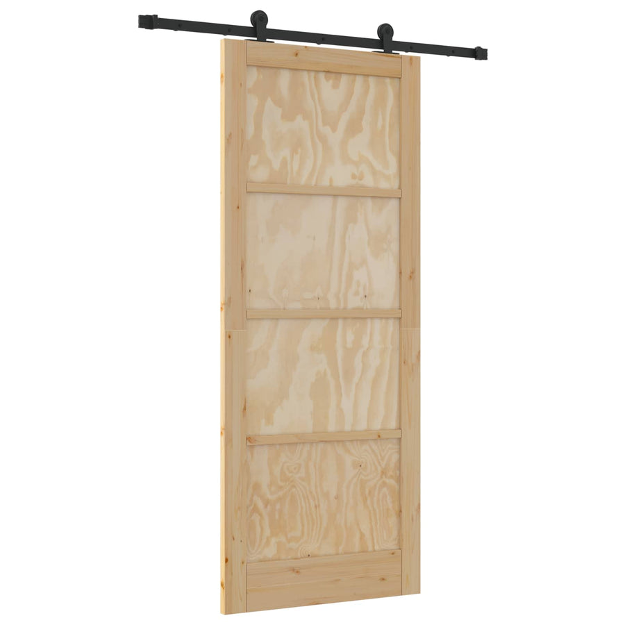 Schuifdeur ORKDAL Naturel 86 x 211 cm Massief grenenhout