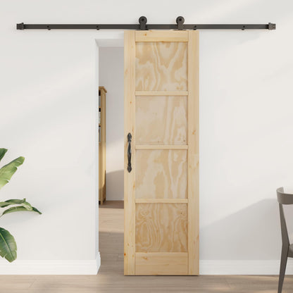 Schuifdeur ORKDAL Naturel 61 x 198,5 cm Massief grenenhout