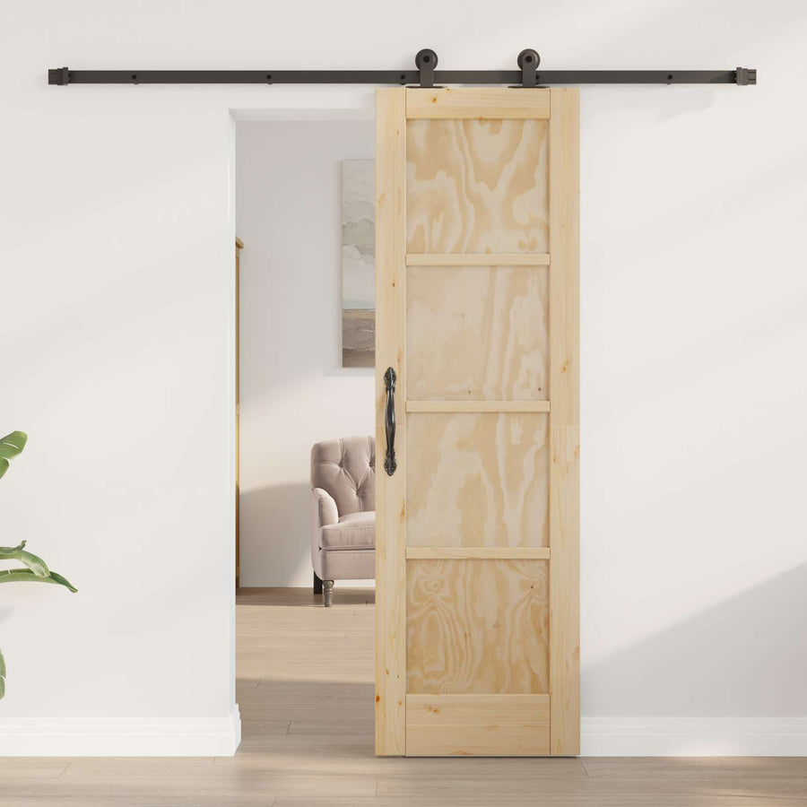 Schuifdeur ORKDAL Naturel 61 x 198,5 cm Massief grenenhout