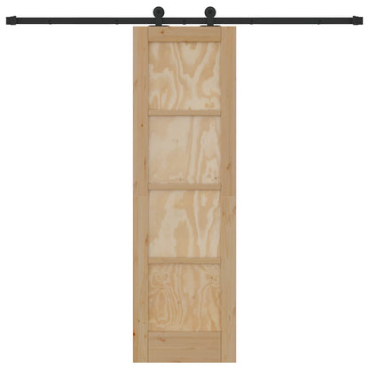 Schuifdeur ORKDAL Naturel 61 x 198,5 cm Massief grenenhout