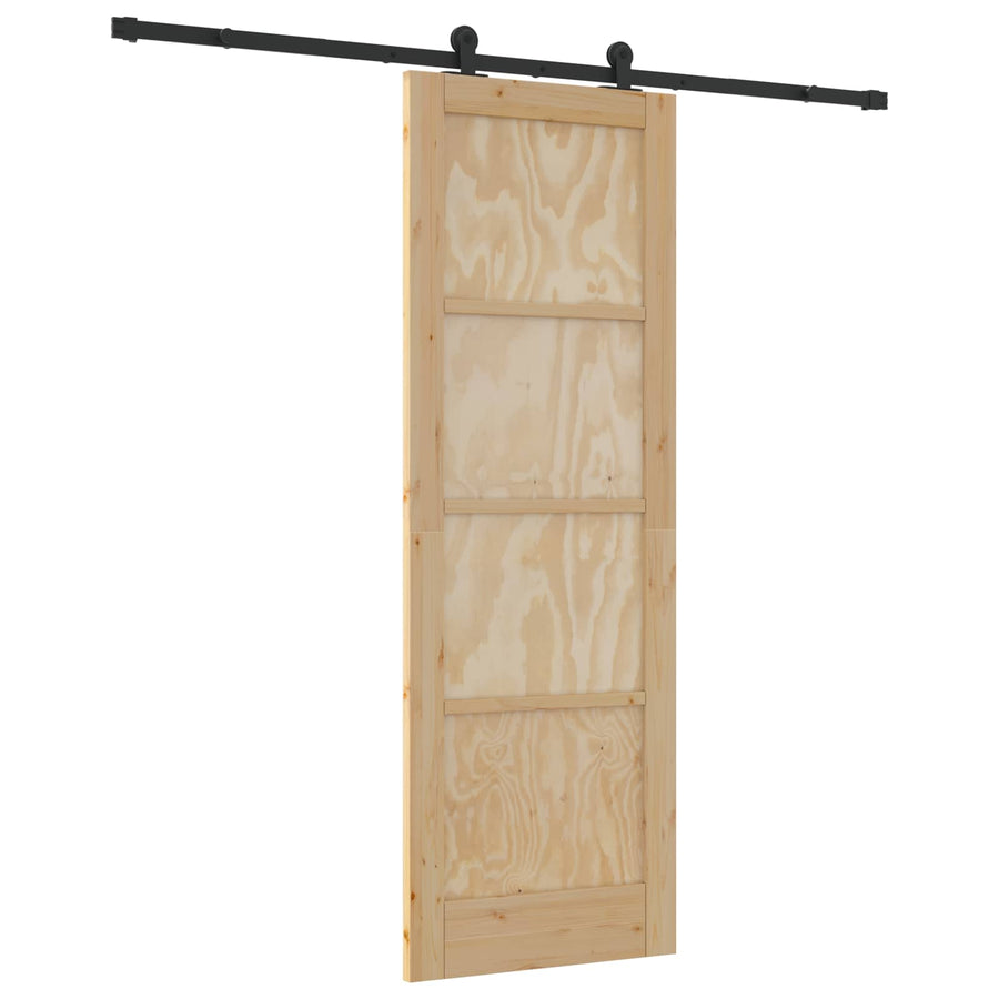 Schuifdeur ORKDAL Naturel 73,5 x 211 cm Massief grenenhout
