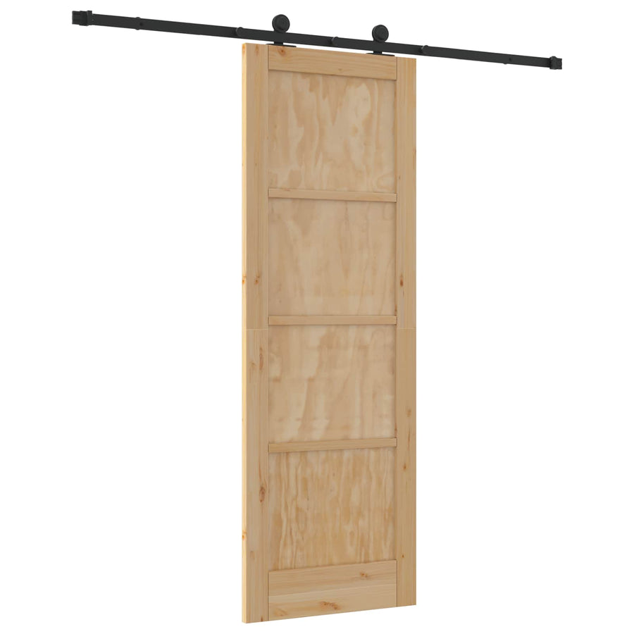 Schuifdeur ORKDAL Naturel 73,5 x 211 cm Massief grenenhout