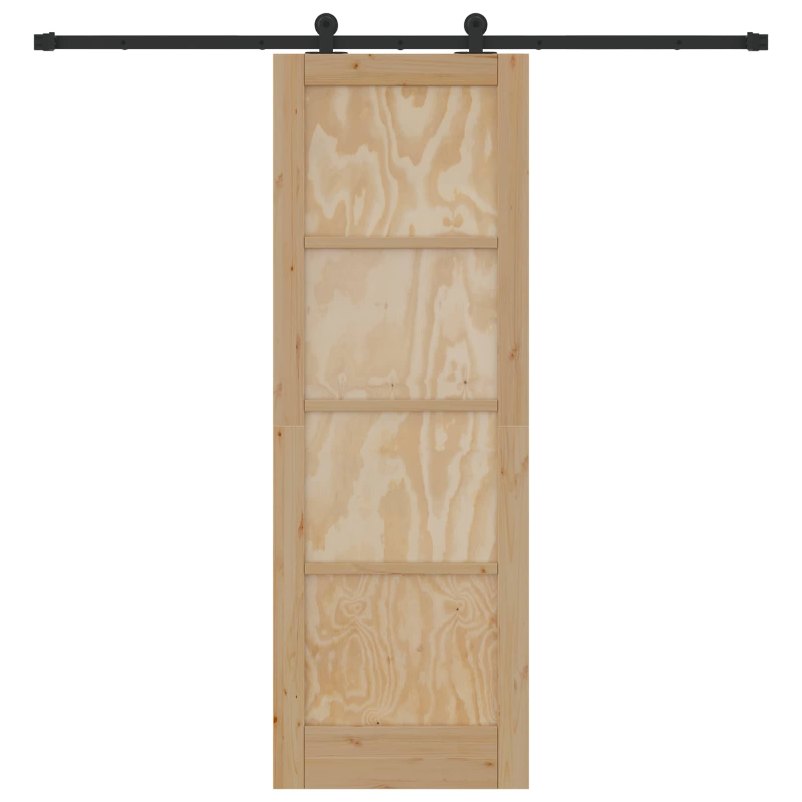 Schuifdeur ORKDAL Naturel 73,5 x 211 cm Massief grenenhout