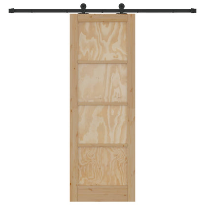 Schuifdeur ORKDAL Naturel 73,5 x 211 cm Massief grenenhout