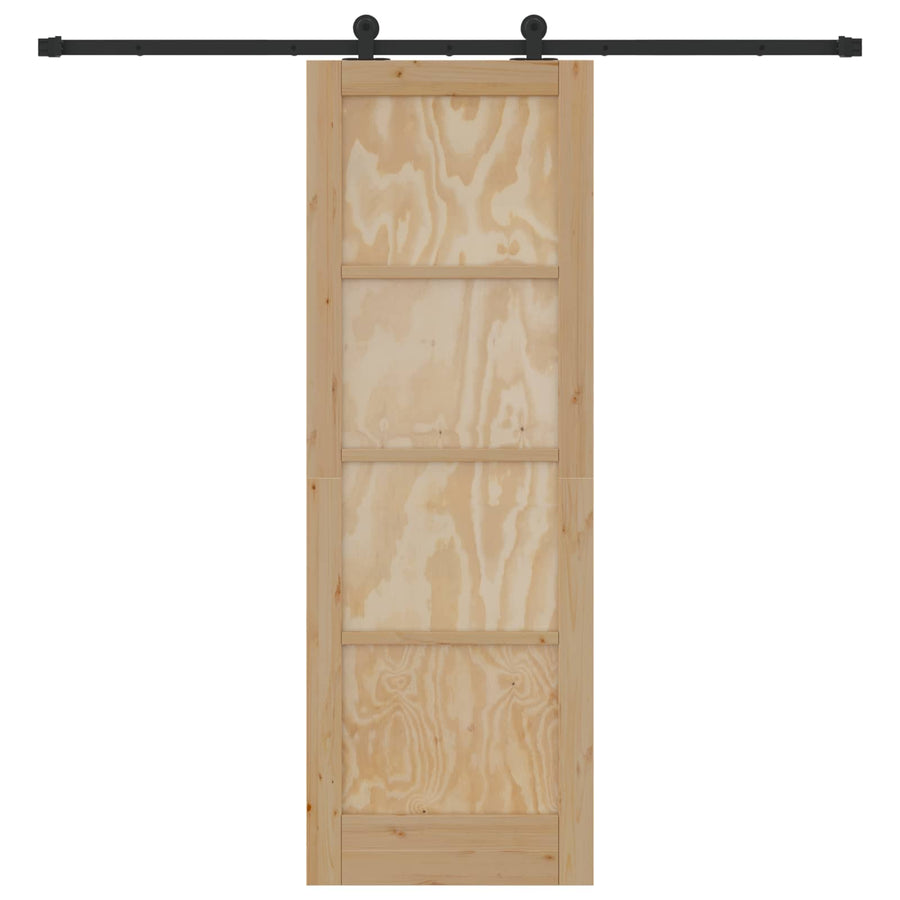 Schuifdeur ORKDAL Naturel 73,5 x 211 cm Massief grenenhout
