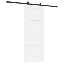 Schuifdeur ORKDAL Wit 83 x 202 cm Massief grenenhout