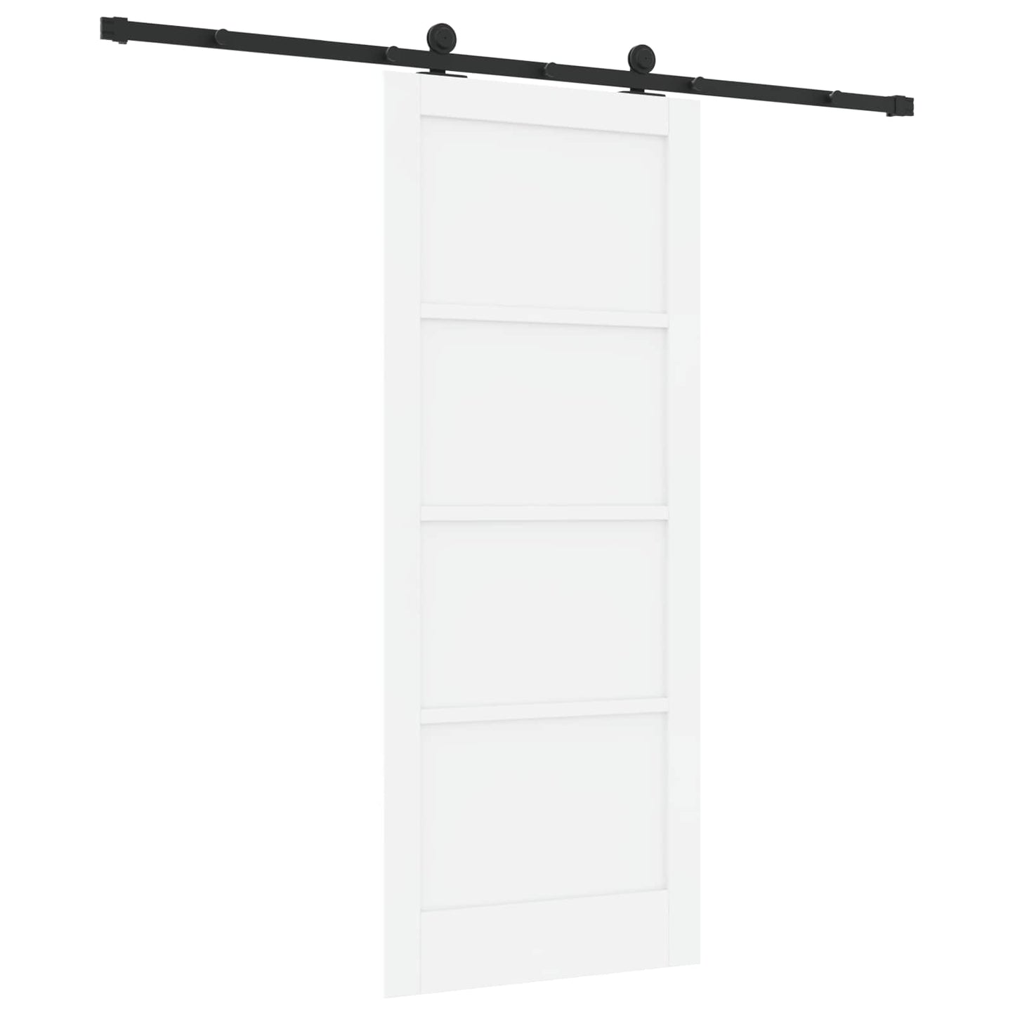 Schuifdeur ORKDAL Wit 83 x 202 cm Massief grenenhout