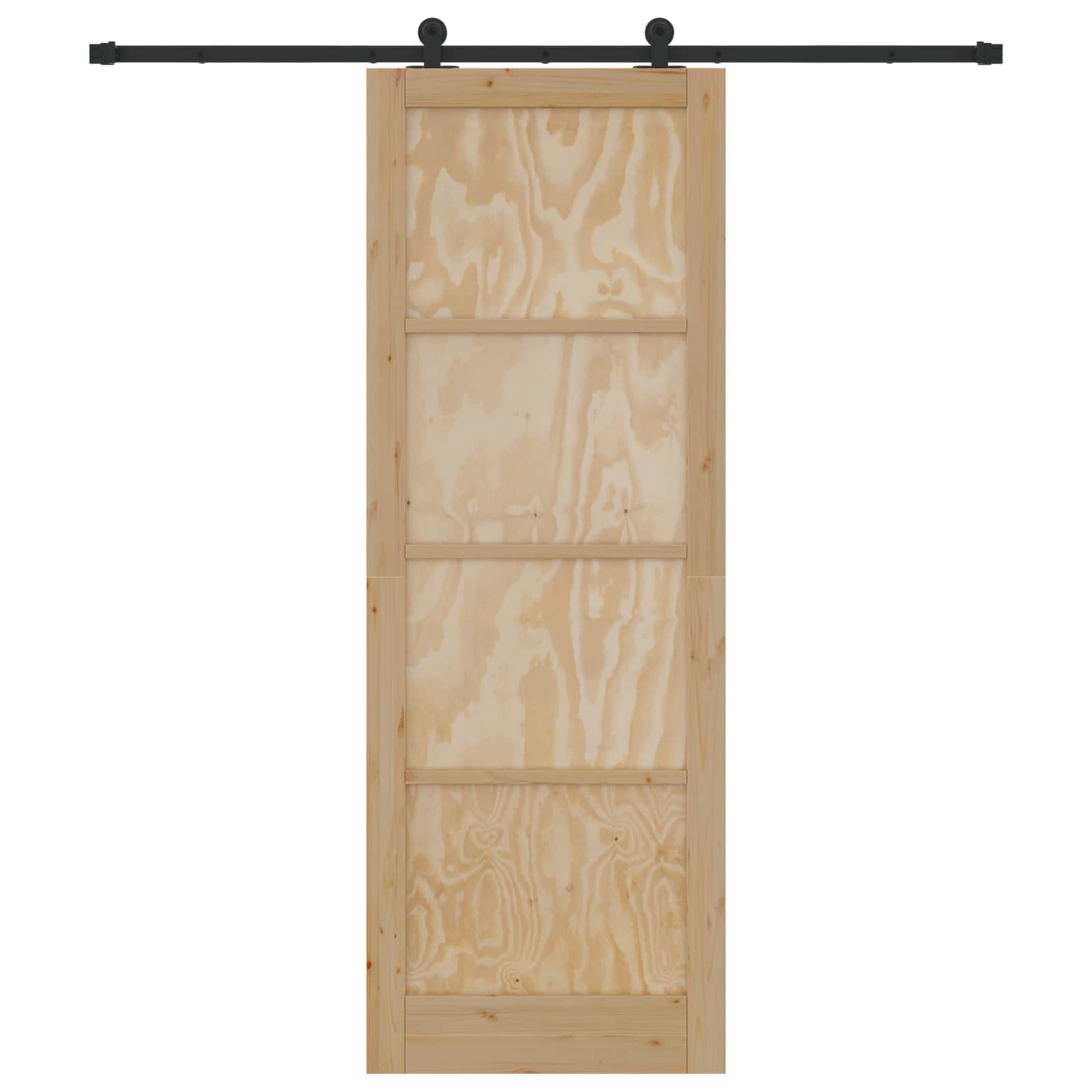 Schuifdeur ORKDAL Naturel 83 x 232 cm Massief grenenhout