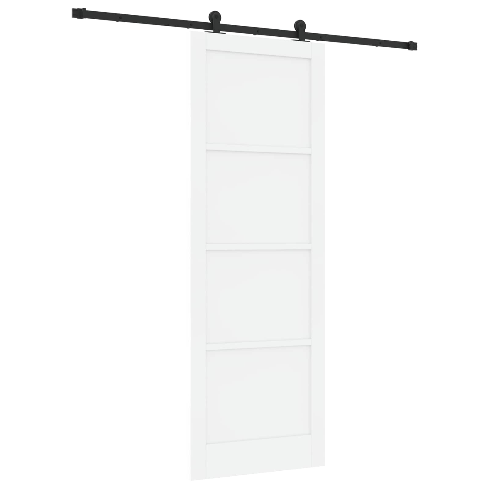 Schuifdeur ORKDAL Wit 83 x 232 cm Massief grenenhout