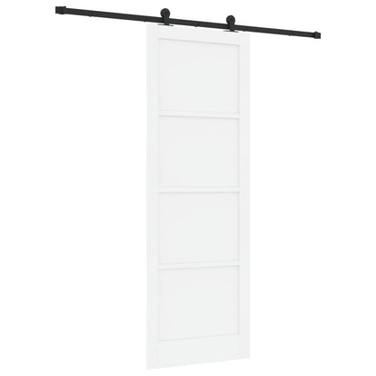 Schuifdeur ORKDAL Wit 83 x 232 cm Massief grenenhout