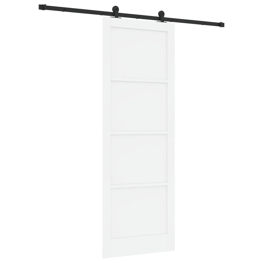 Schuifdeur ORKDAL Wit 83 x 232 cm Massief grenenhout