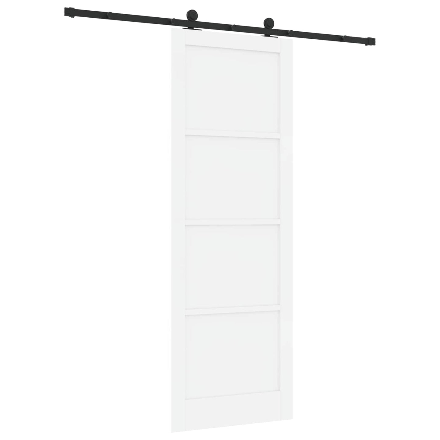 Schuifdeur ORKDAL Wit 83 x 232 cm Massief grenenhout