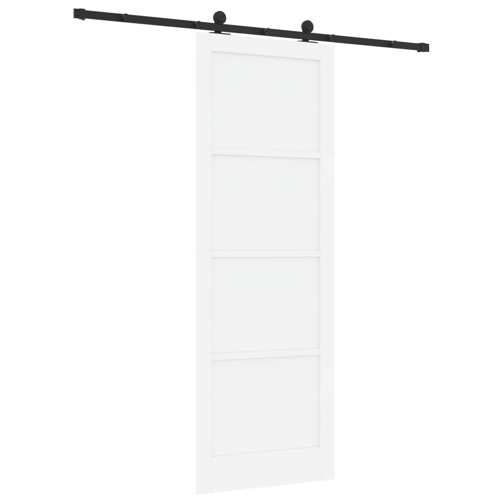 Schuifdeur ORKDAL Wit 83 x 232 cm Massief grenenhout