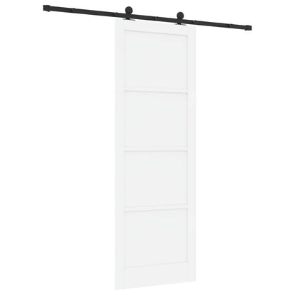 Schuifdeur ORKDAL Wit 83 x 232 cm Massief grenenhout