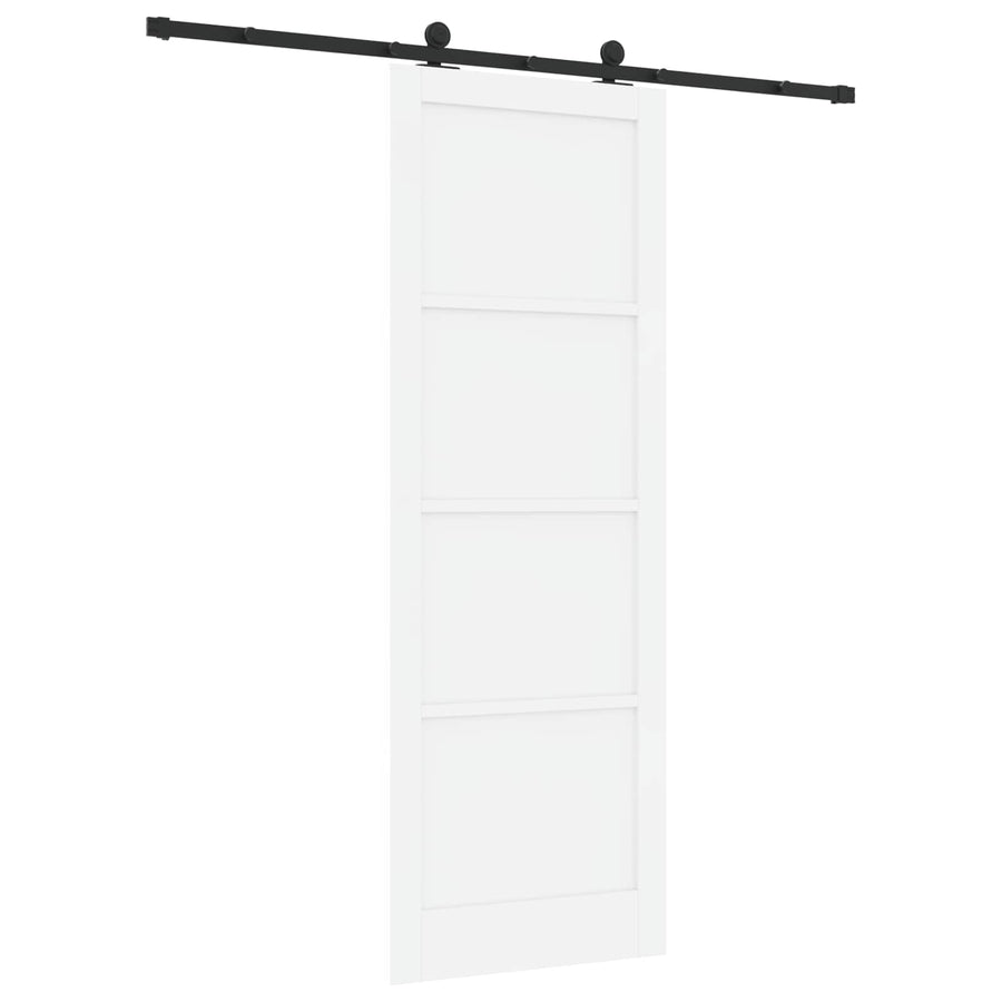 Schuifdeur ORKDAL Wit 83 x 232 cm Massief grenenhout
