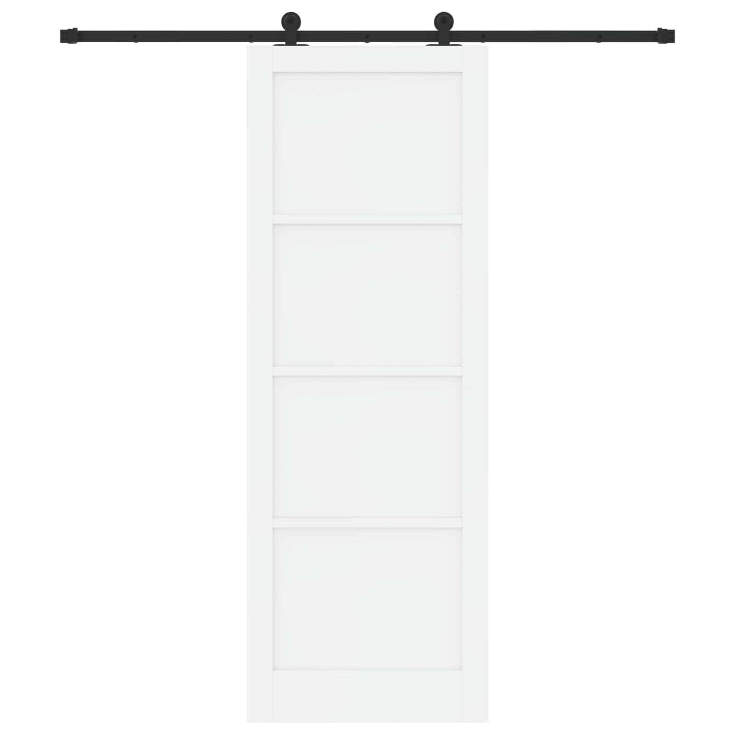 Schuifdeur ORKDAL Wit 83 x 232 cm Massief grenenhout
