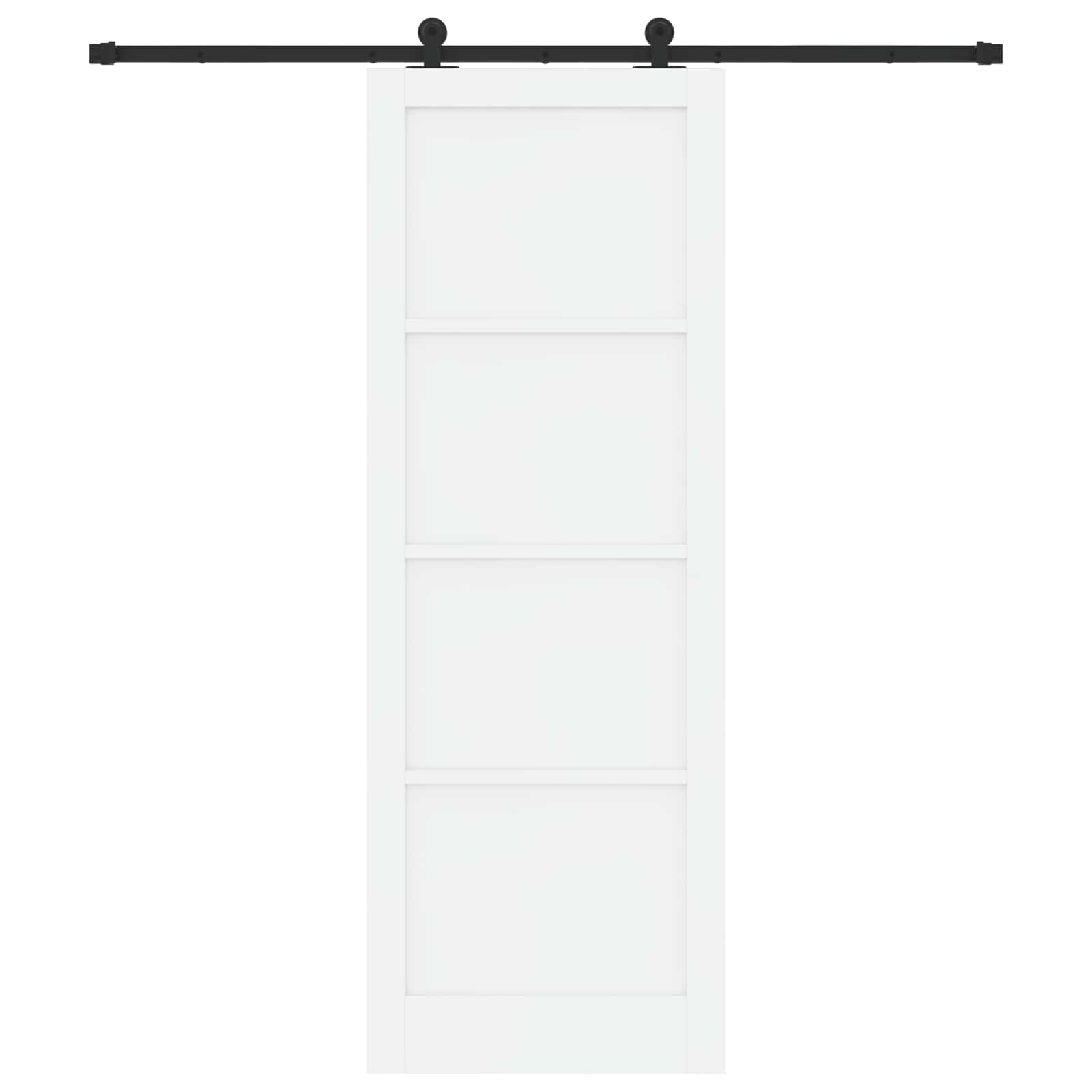 Schuifdeur ORKDAL Wit 83 x 232 cm Massief grenenhout