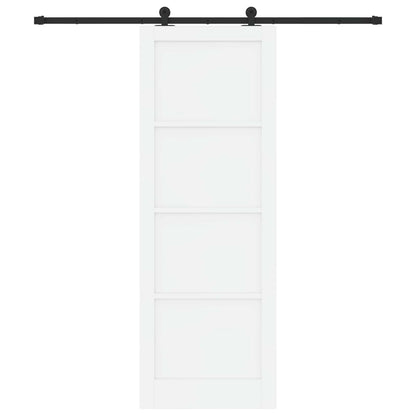 Schuifdeur ORKDAL Wit 83 x 232 cm Massief grenenhout