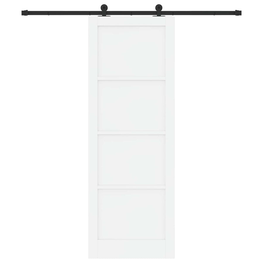 Schuifdeur ORKDAL Wit 83 x 232 cm Massief grenenhout