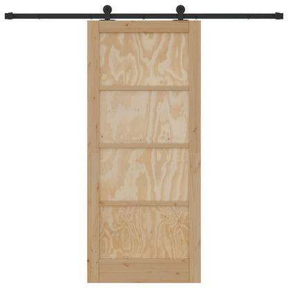 Schuifdeur ORKDAL Naturel 86 x 198,5 cm Massief grenenhout