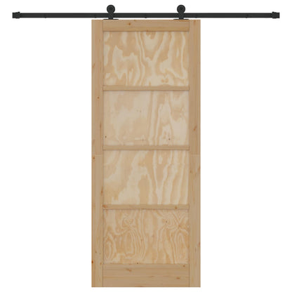 Schuifdeur ORKDAL Naturel 86 x 211 cm Massief grenenhout