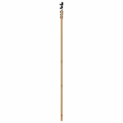 Schuifdeur Naturel en Zwart 86 x 211 cm Massief grenenhout