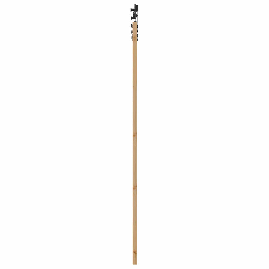 Schuifdeur Naturel en Zwart 86 x 211 cm Massief grenenhout