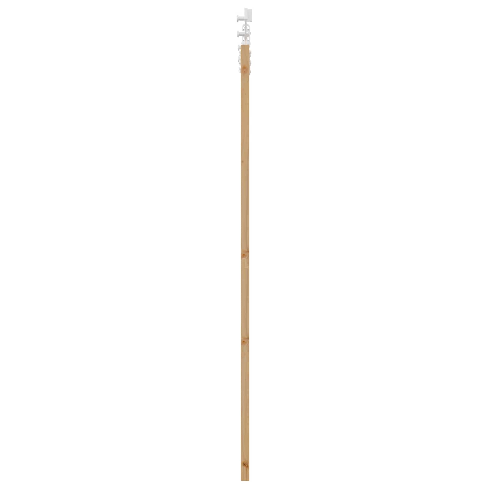 Schuifdeur Natuurlijk en Wit 61 x 198,5 cm Massief grenenhout
