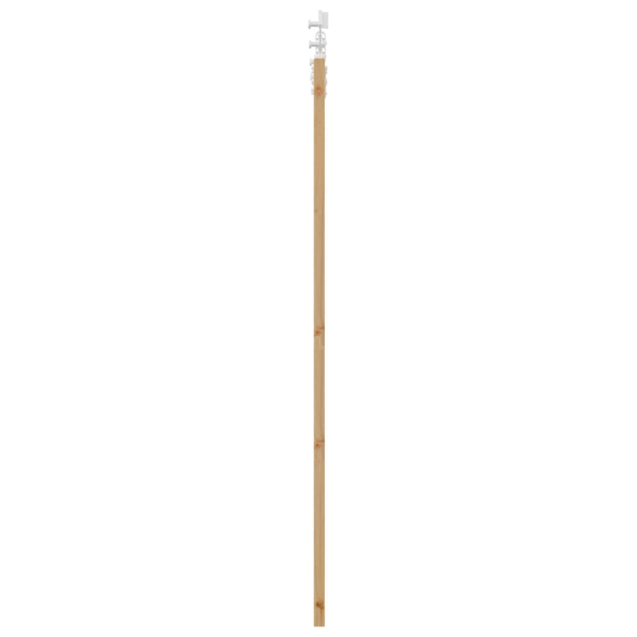 Schuifdeur Natuurlijk en Wit 61 x 198,5 cm Massief grenenhout