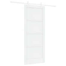 Schuifdeur Wit 83 x 202 cm Massief grenenhout