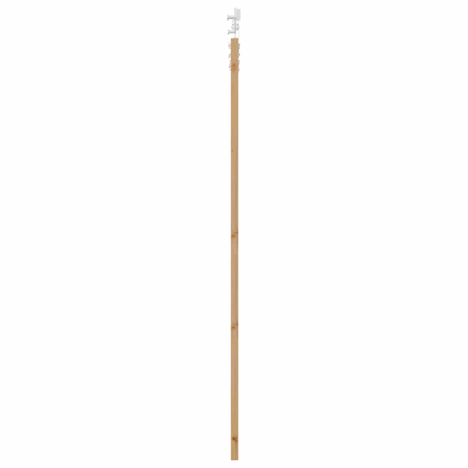 Schuifdeur Natuurlijk en Wit 86 x 211 cm Massief grenenhout