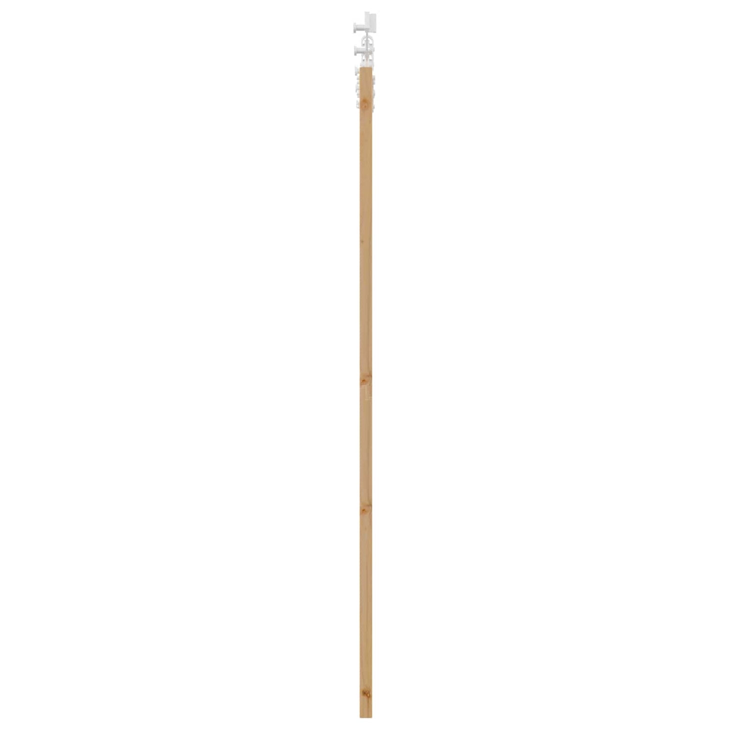 Schuifdeur Natuurlijk en Wit 61 x 198,5 cm Massief grenenhout