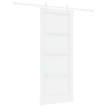 Schuifdeur Wit 83 x 202 cm Massief grenenhout