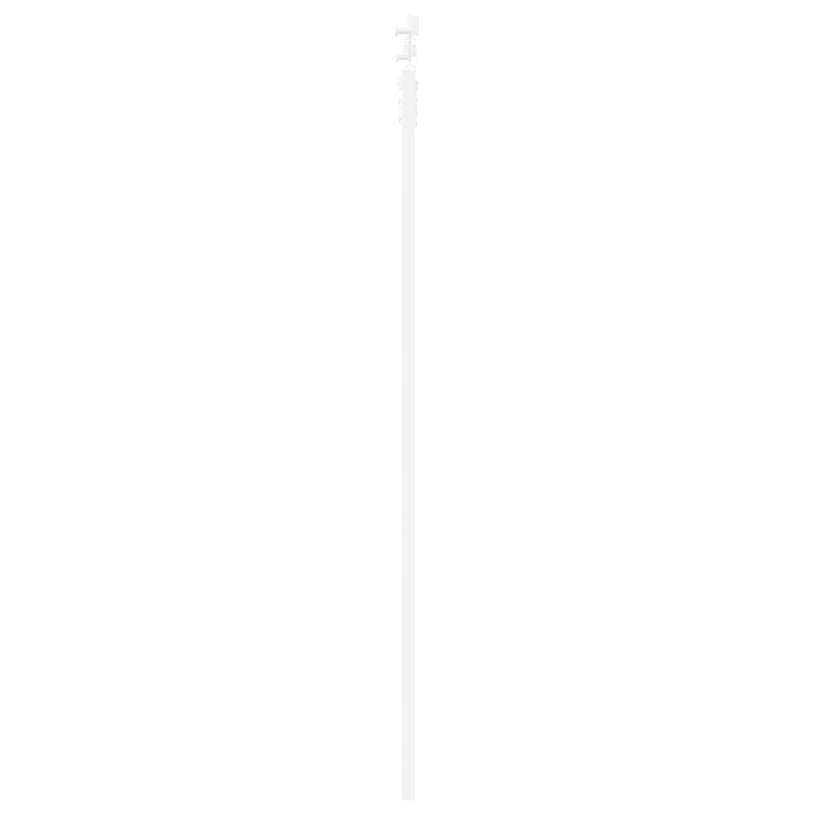 Schuifdeur Wit 83 x 202 cm Massief grenenhout