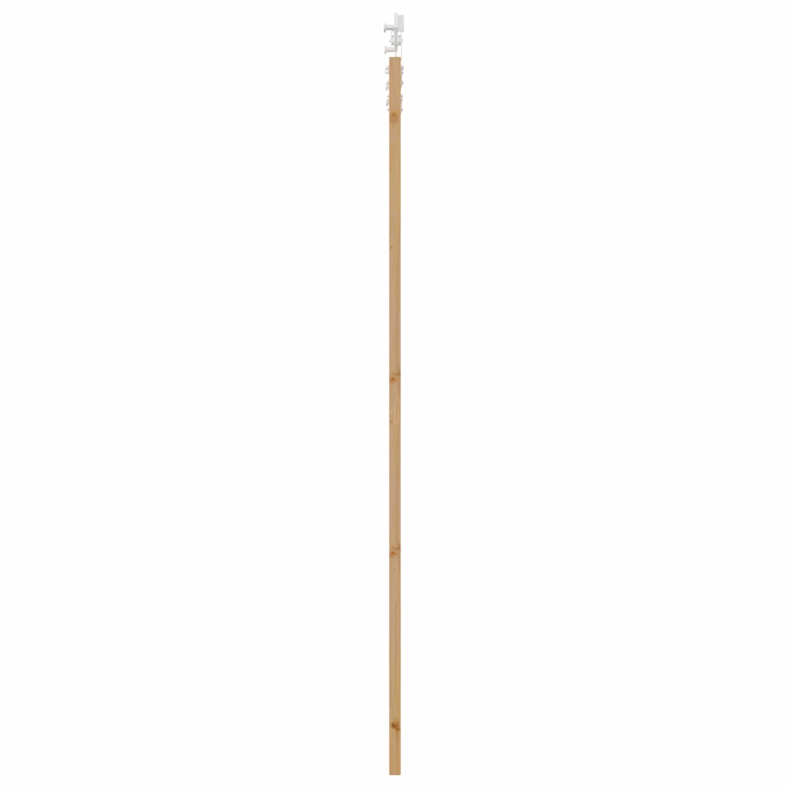 Schuifdeur Natuurlijk en Wit 83 x 232 cm Massief grenenhout