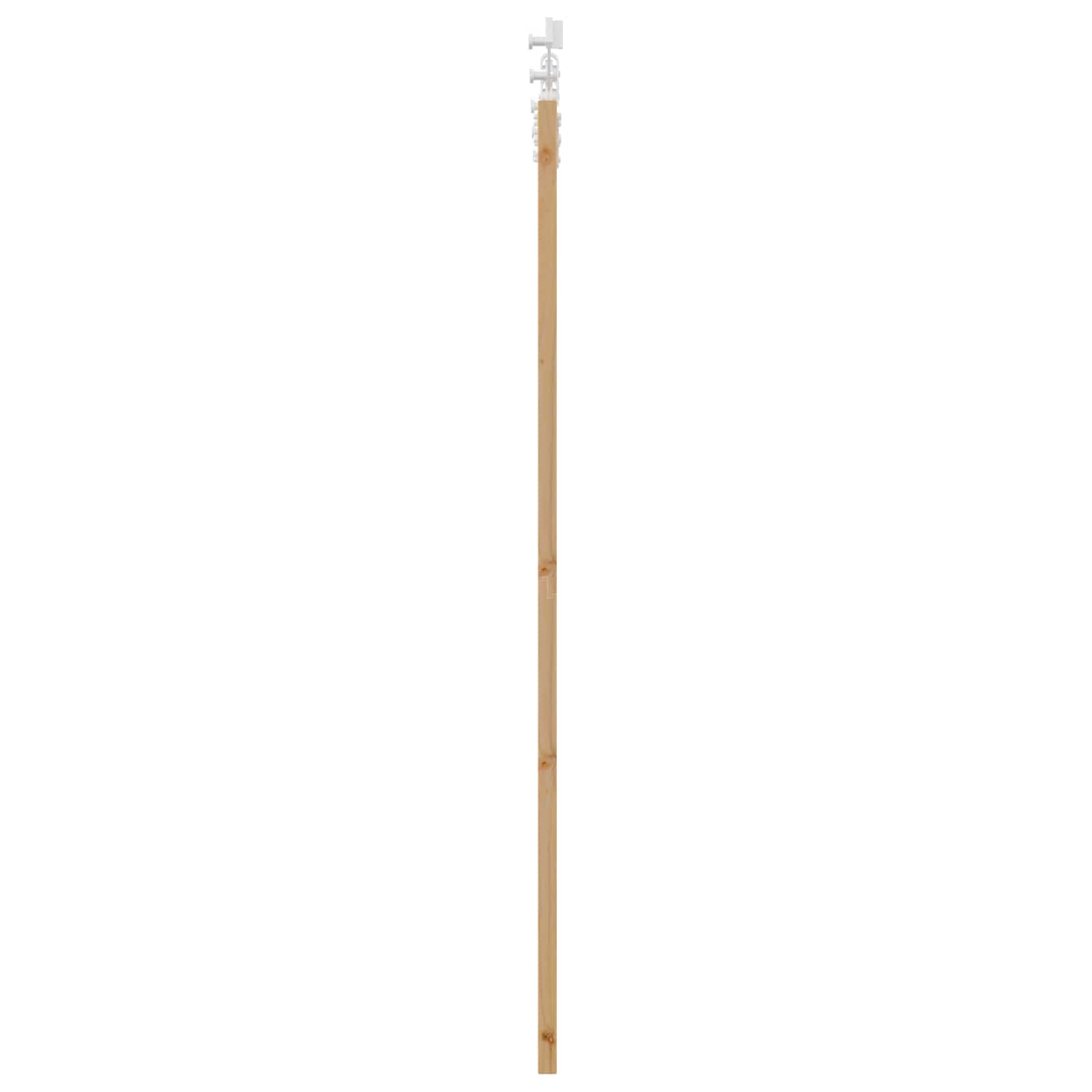 Schuifdeur Natuurlijk en Wit 86 x 198,5 cm Massief grenenhout