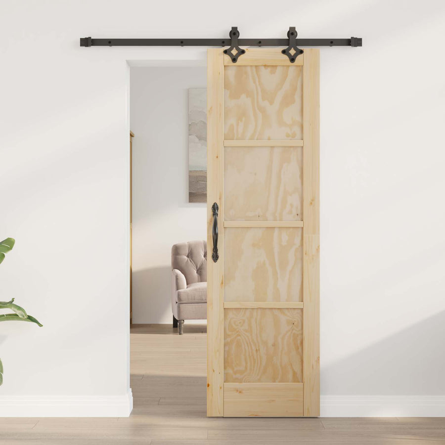 Schuifdeur ORKDAL Naturel 61 x 198,5 cm Massief grenenhout