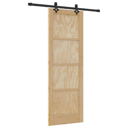 Schuifdeur ORKDAL Naturel 73,5 x 211 cm Massief grenenhout