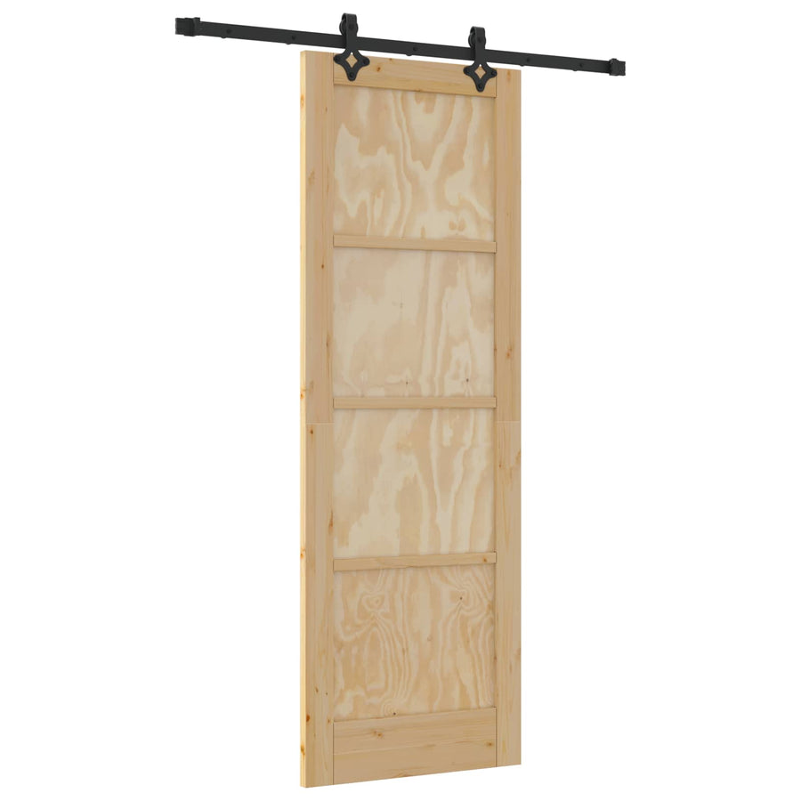 Schuifdeur ORKDAL Naturel 73,5 x 211 cm Massief grenenhout