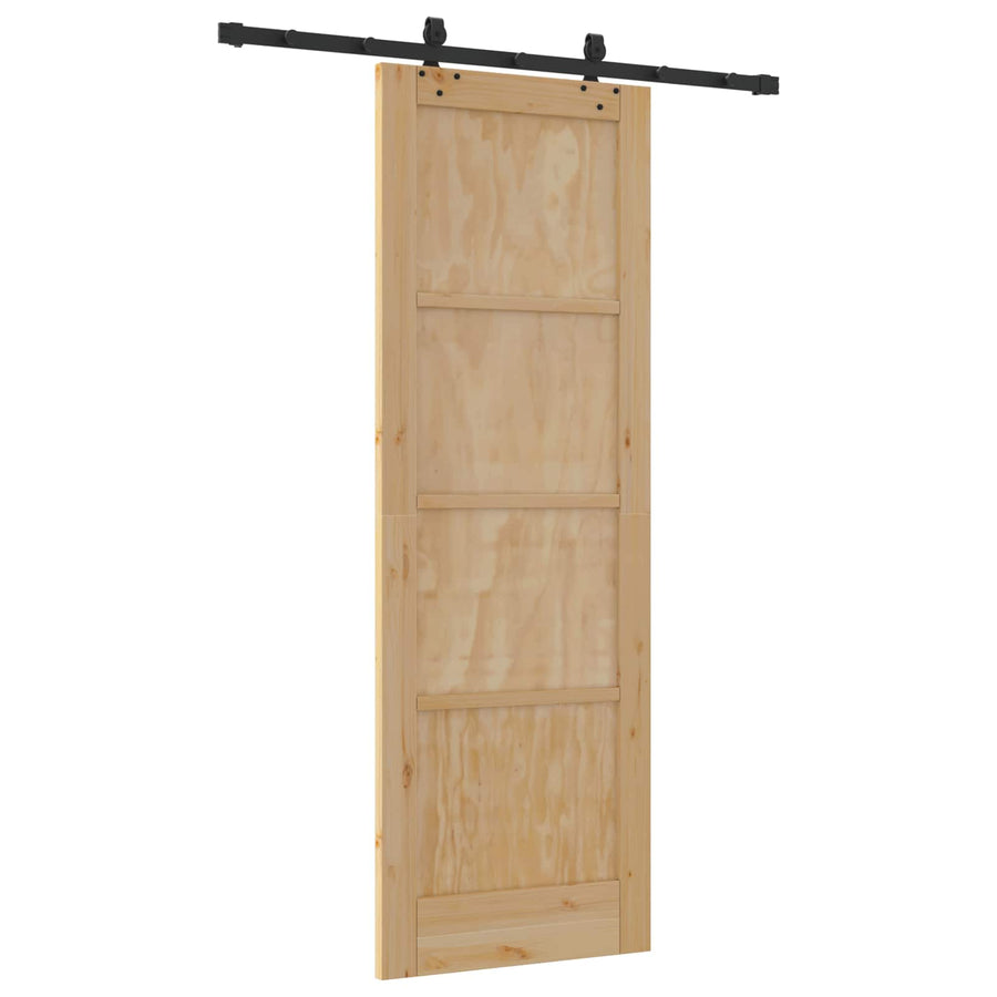 Schuifdeur ORKDAL Naturel 73,5 x 211 cm Massief grenenhout