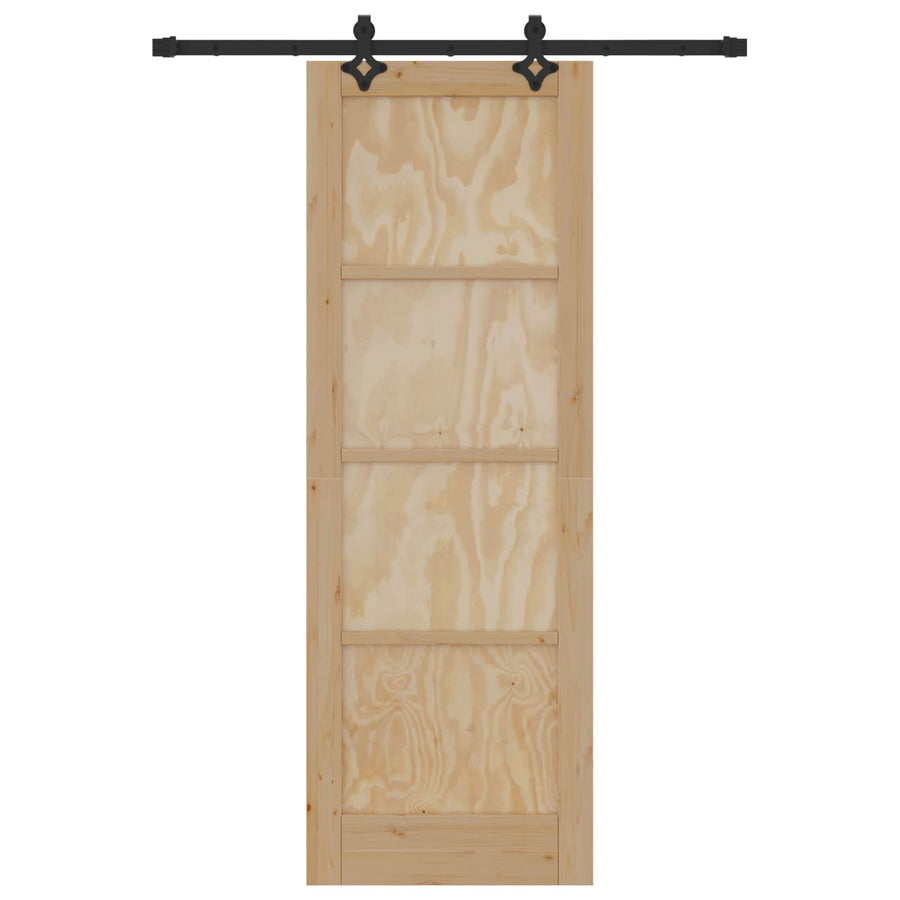 Schuifdeur ORKDAL Naturel 73,5 x 211 cm Massief grenenhout