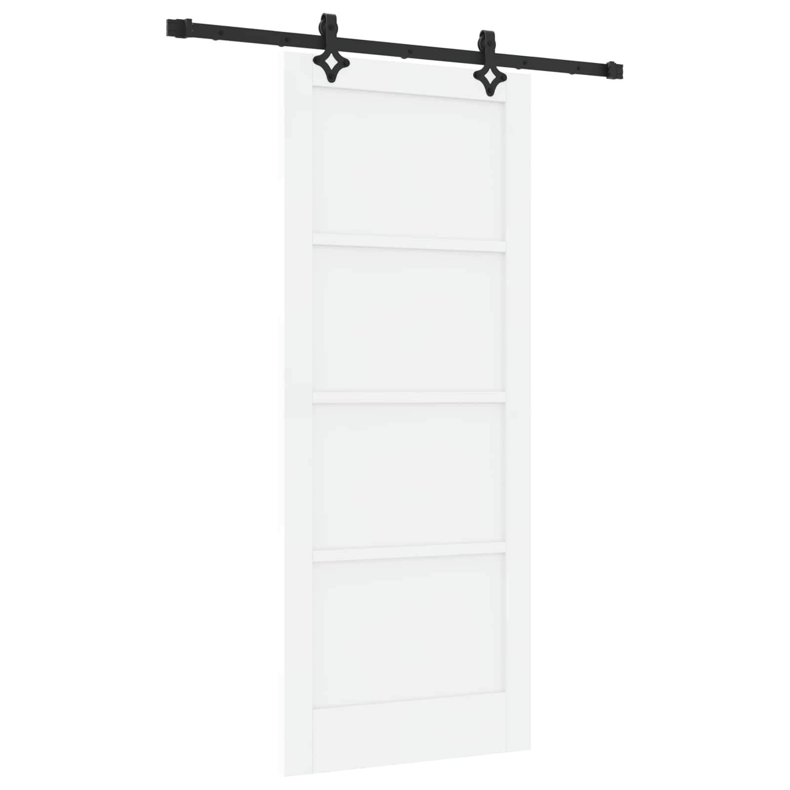 Schuifdeur ORKDAL Wit 83 x 202 cm Massief grenenhout