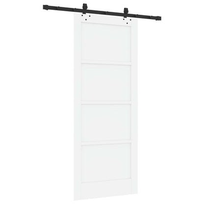 Schuifdeur ORKDAL Wit 83 x 202 cm Massief grenenhout