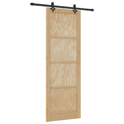 Schuifdeur ORKDAL Naturel 83 x 232 cm Massief grenenhout