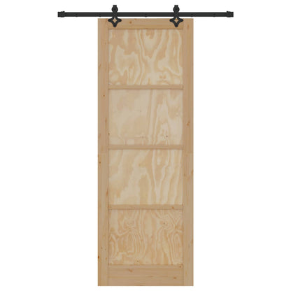 Schuifdeur ORKDAL Naturel 83 x 232 cm Massief grenenhout